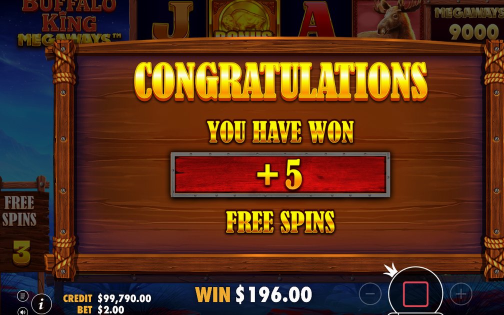Free Spins med WILD-multiplikatorer på hjul 2 till 5